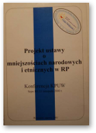 Projekt ustawy o mniejszościach narodowych i etnicznych w RP