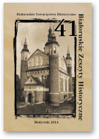 Białoruskie Zeszyty Historyczne, 41