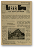 Наша Ніва (1906-1915), 21/1908