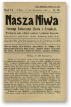 Наша Ніва (1906-1915), 38/1909