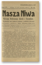 Наша Ніва (1906-1915), 42/1909