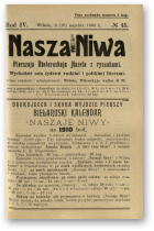 Наша Ніва (1906-1915), 45/1909