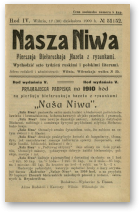 Наша Ніва (1906-1915), 51-52/1909