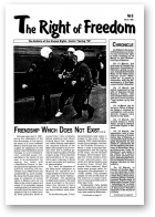 The Right of Freedom, 6/1998