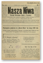 Наша Ніва (1906-1915), 1/1908