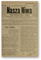 Наша Ніва (1906-1915), 23/1908