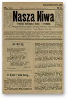 Наша Ніва (1906-1915), 26/1908