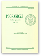 Pogranicze, Tom XII