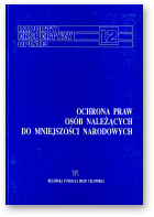 Ochrona praw osób należących do mniejszości narodowych